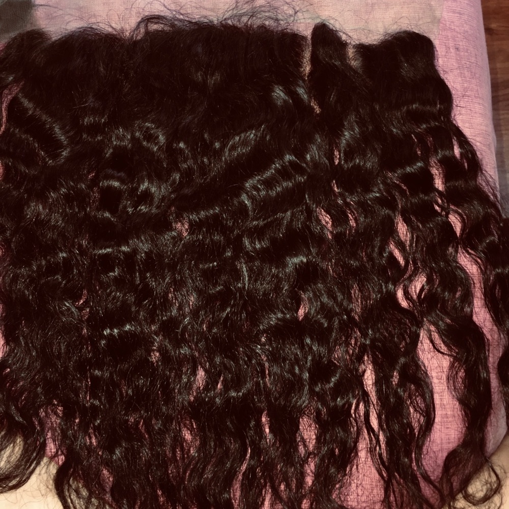 Remy human hair, 13*4 lace closure